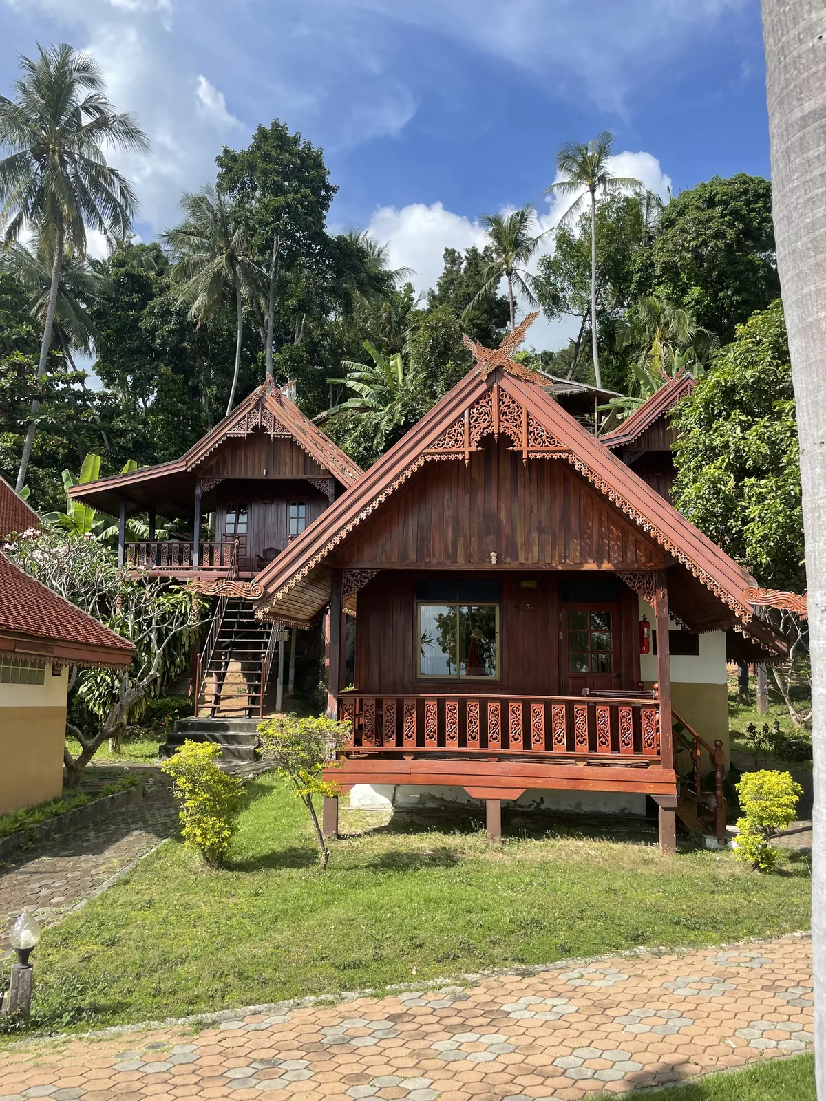 A Wooden bungalow in the jungle