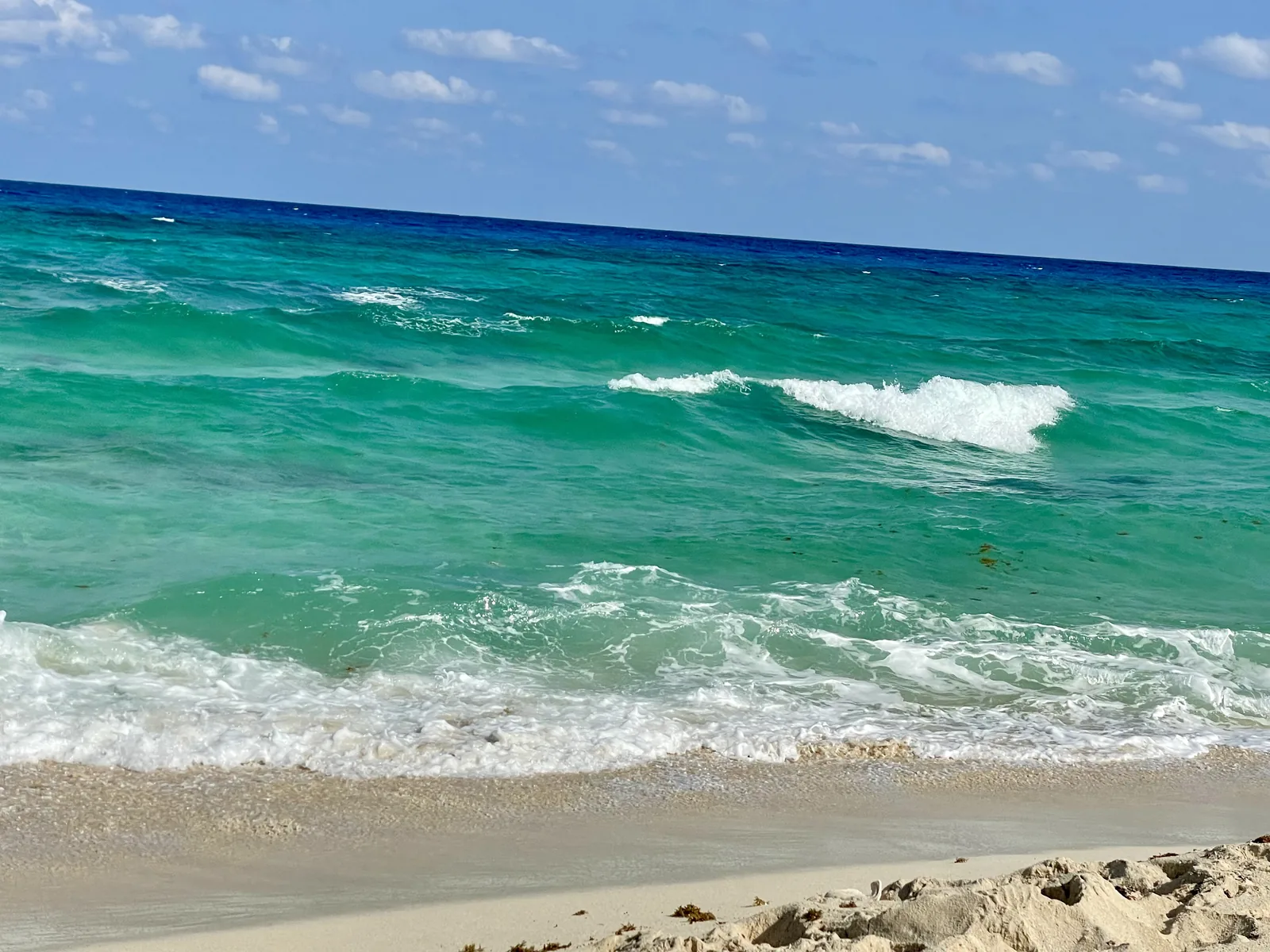 Big blue waves in Mexico